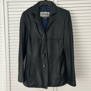 Pelle Studio Black Leather Jacket Classic Style
